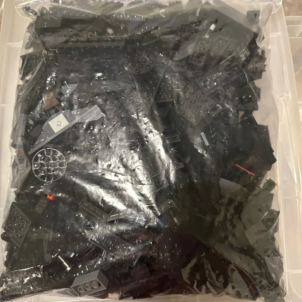 LEGO Black loose genuine authentic over 3lbs  Clean  Creative  Create